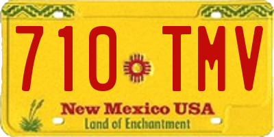 NM license plate 710TMV