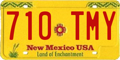 NM license plate 710TMY