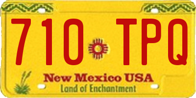 NM license plate 710TPQ