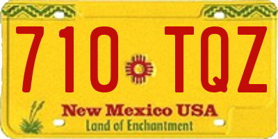 NM license plate 710TQZ