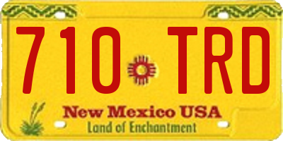NM license plate 710TRD
