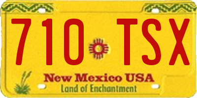 NM license plate 710TSX