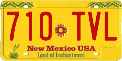 NM license plate 710TVL