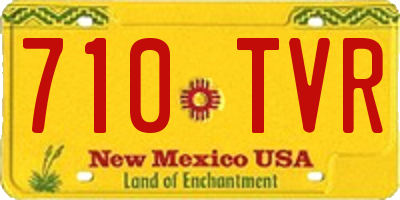 NM license plate 710TVR