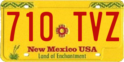 NM license plate 710TVZ