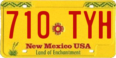 NM license plate 710TYH