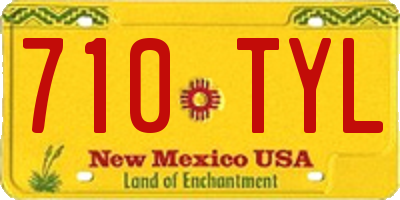 NM license plate 710TYL