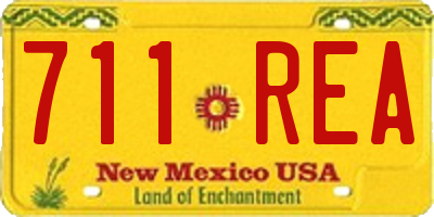 NM license plate 711REA
