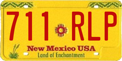 NM license plate 711RLP