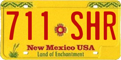 NM license plate 711SHR