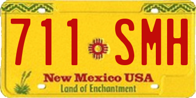 NM license plate 711SMH