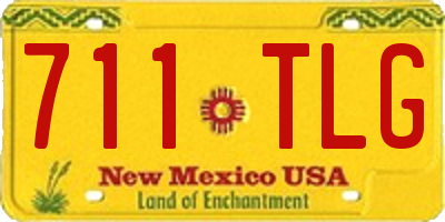 NM license plate 711TLG