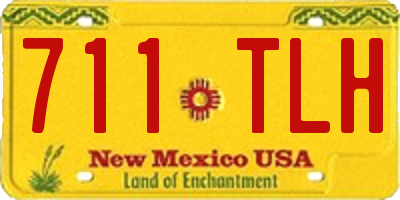 NM license plate 711TLH