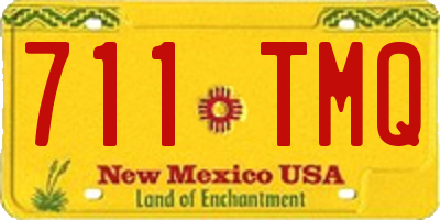 NM license plate 711TMQ