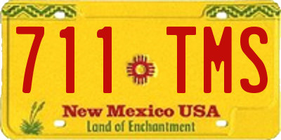 NM license plate 711TMS