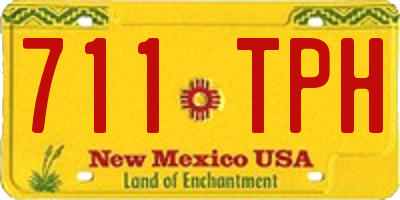 NM license plate 711TPH