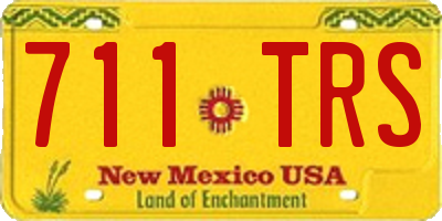 NM license plate 711TRS