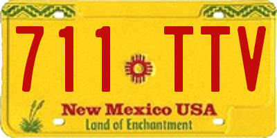 NM license plate 711TTV