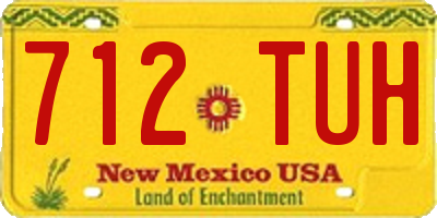 NM license plate 712TUH