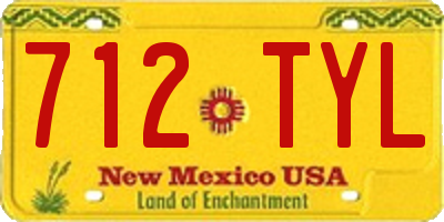 NM license plate 712TYL