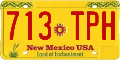 NM license plate 713TPH