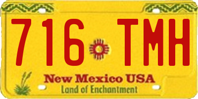 NM license plate 716TMH