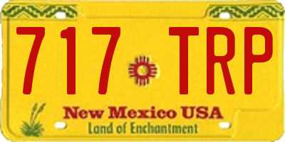 NM license plate 717TRP