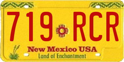 NM license plate 719RCR