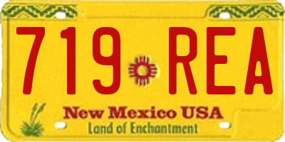 NM license plate 719REA