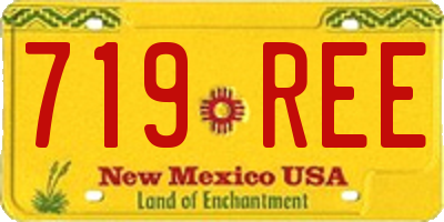 NM license plate 719REE
