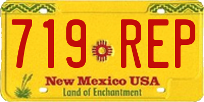 NM license plate 719REP