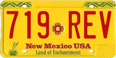 NM license plate 719REV
