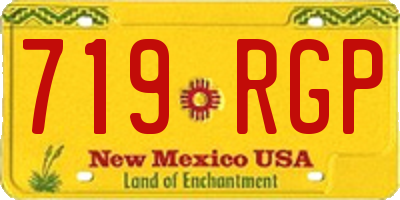 NM license plate 719RGP