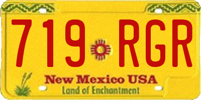 NM license plate 719RGR