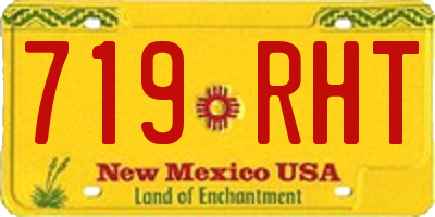 NM license plate 719RHT