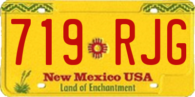 NM license plate 719RJG