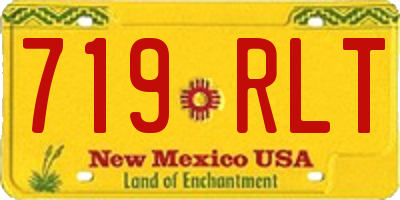 NM license plate 719RLT