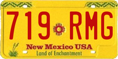 NM license plate 719RMG