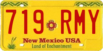 NM license plate 719RMY