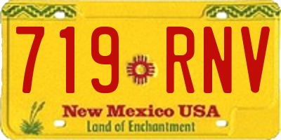 NM license plate 719RNV