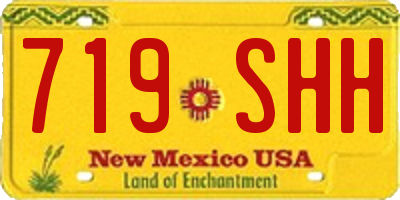 NM license plate 719SHH