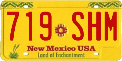 NM license plate 719SHM