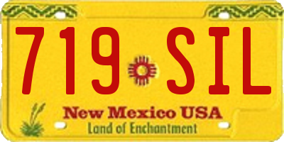 NM license plate 719SIL