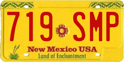 NM license plate 719SMP