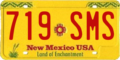 NM license plate 719SMS