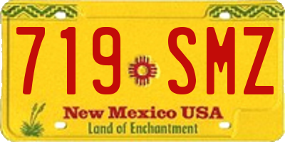 NM license plate 719SMZ
