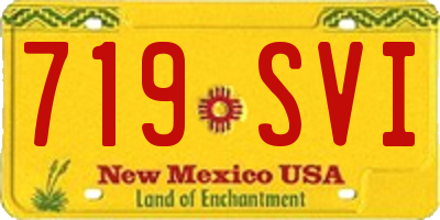 NM license plate 719SVI