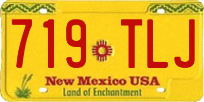 NM license plate 719TLJ