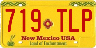 NM license plate 719TLP