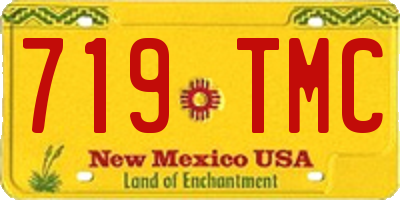 NM license plate 719TMC